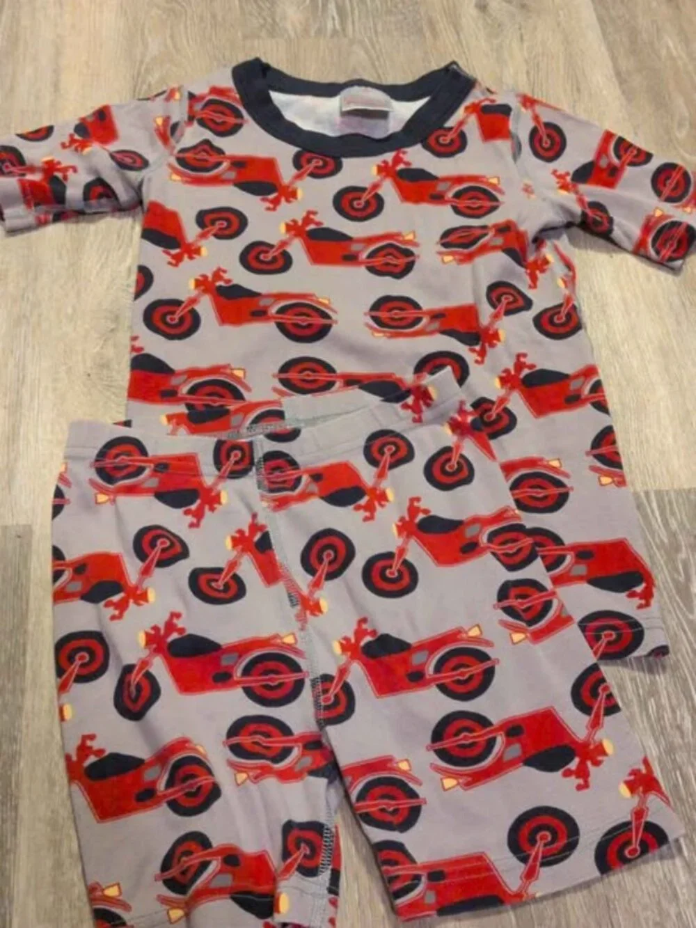 Hanna Andersson Motorcycle Pajama Set Size 130 size 8